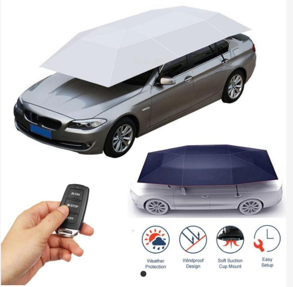 Manual Portable Umbrella Car Roof Cover