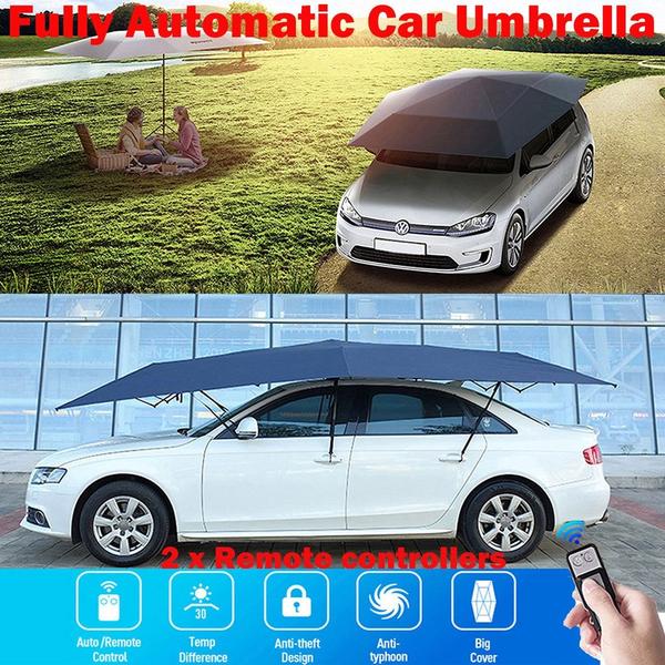 Manual Portable Umbrella Car Roof Cover