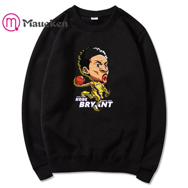 Kobe Bryant Cartoon Tribute Sweat Shirt