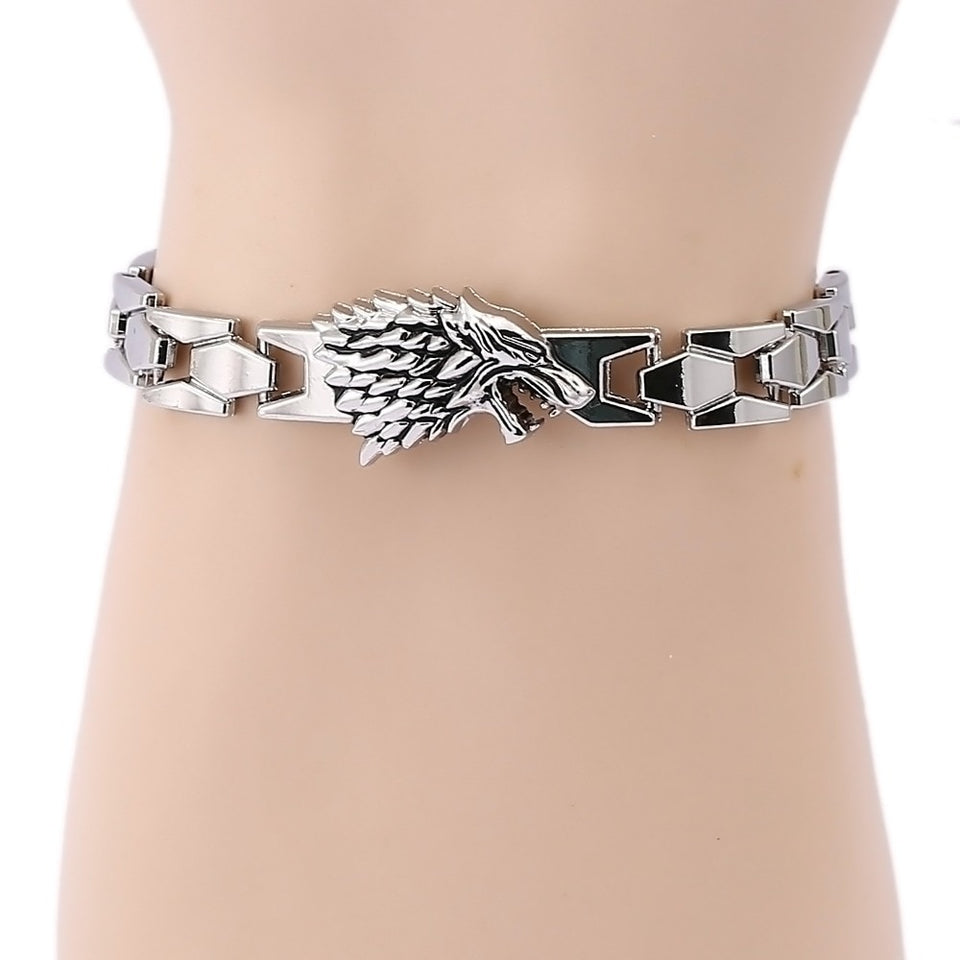 Stark House Wolf Bracelet