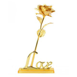 24k Gold Foil Rose With Gift Box