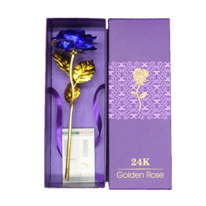 24k Gold Foil Rose With Gift Box