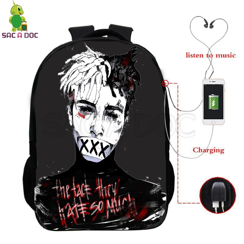 XXX USB Charge Back Pack