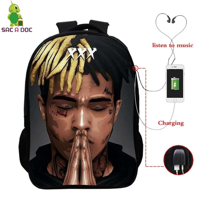 XXX USB Charge Back Pack