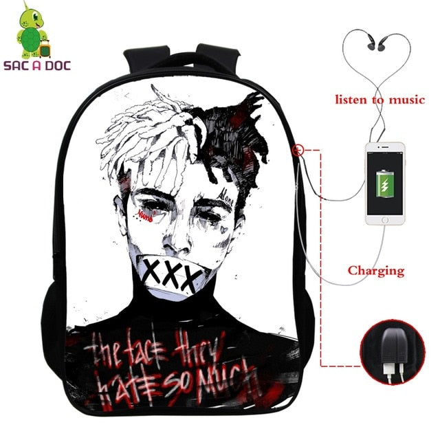 XXX USB Charge Back Pack
