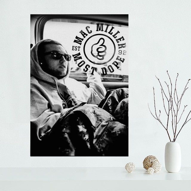 Mac Miller Canvas Painting Poster