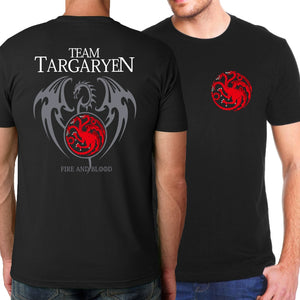 Targaryen Fire & Blood T Shirt Men