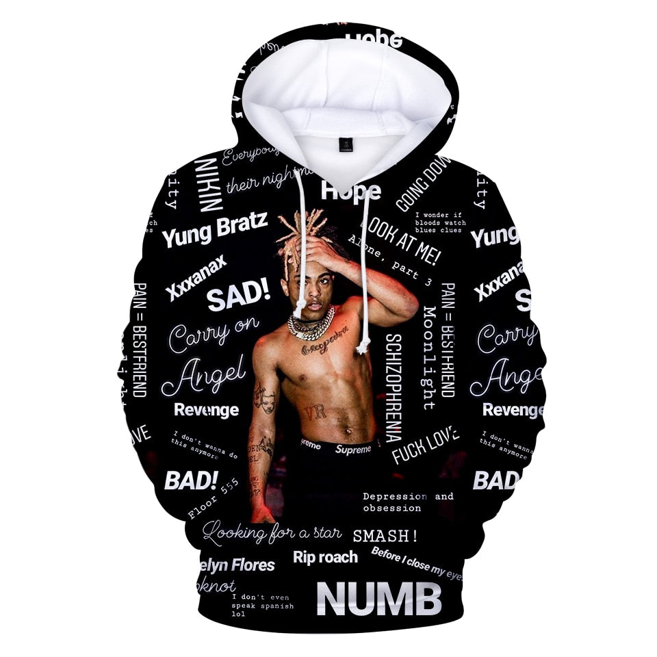 3D Print Xxxtentacion Hoodie