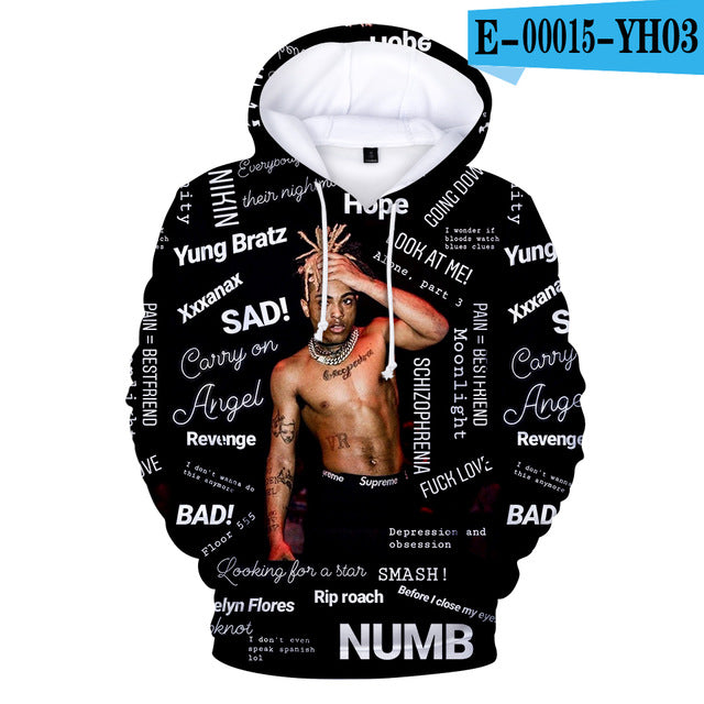 3D Print Xxxtentacion Hoodie